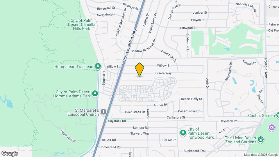 72896 Tamarisk St Map and Location Details