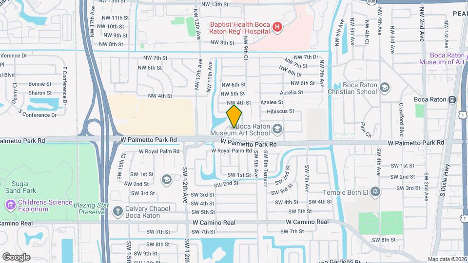 1029 W Palmetto Park Rd Map and Location Details