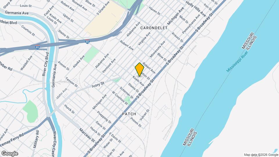 7423 Pennsylvania Ave Map and Location Details