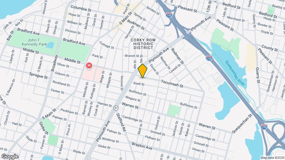 61 Tecumseh St Map and Location Details