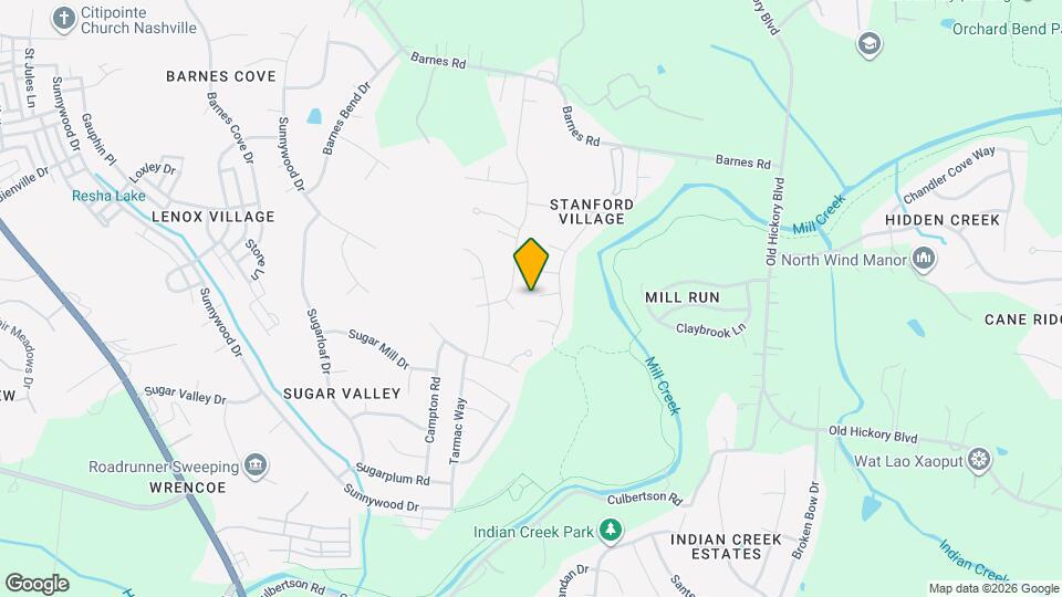 916 Springs Hill Way Mapa y Detalles de la Ubicación