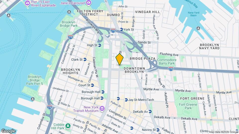 270 Jay St, Unit 05G Mapa y Detalles de la Ubicación