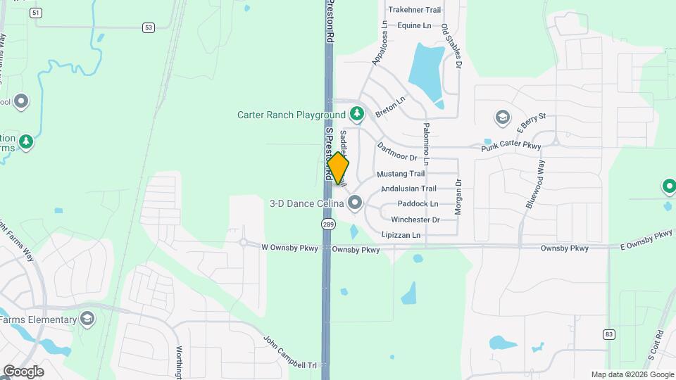 2841 Saddlebred Trail Map and Location Details