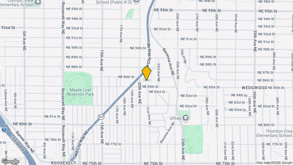 2024E NE 85th St, Unit E Mapa y Detalles de la Ubicación