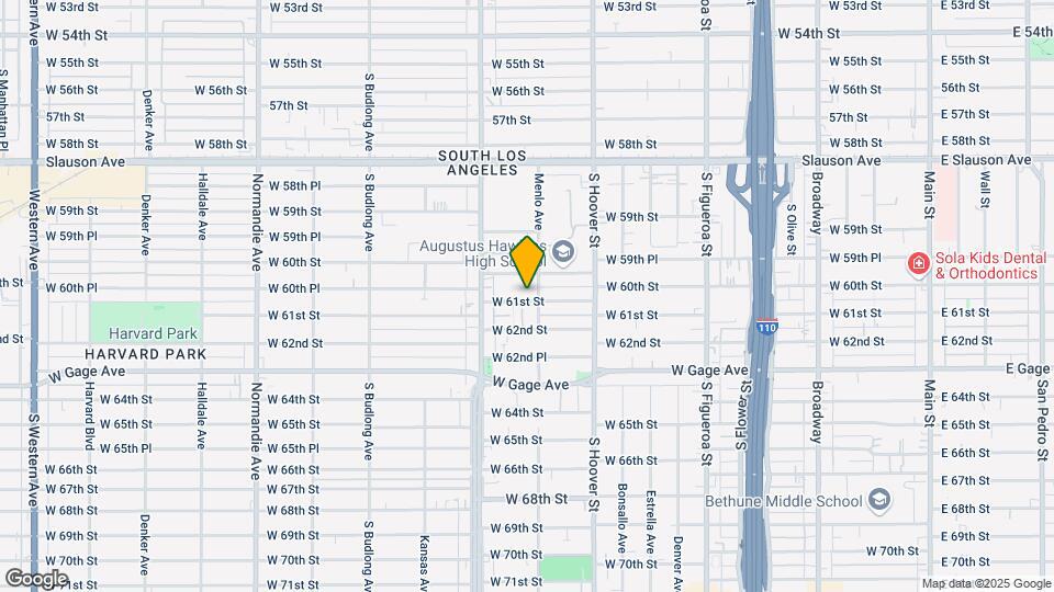 909 W 61st St Map and Location Details