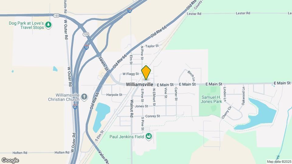 121 E Main St Map and Location Details