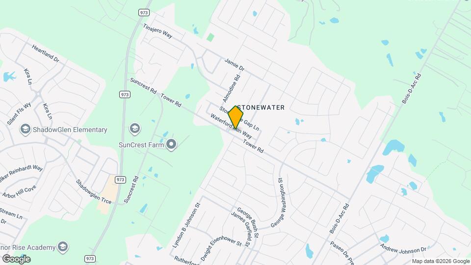 12307 Waterford Run Way Map and Location Details