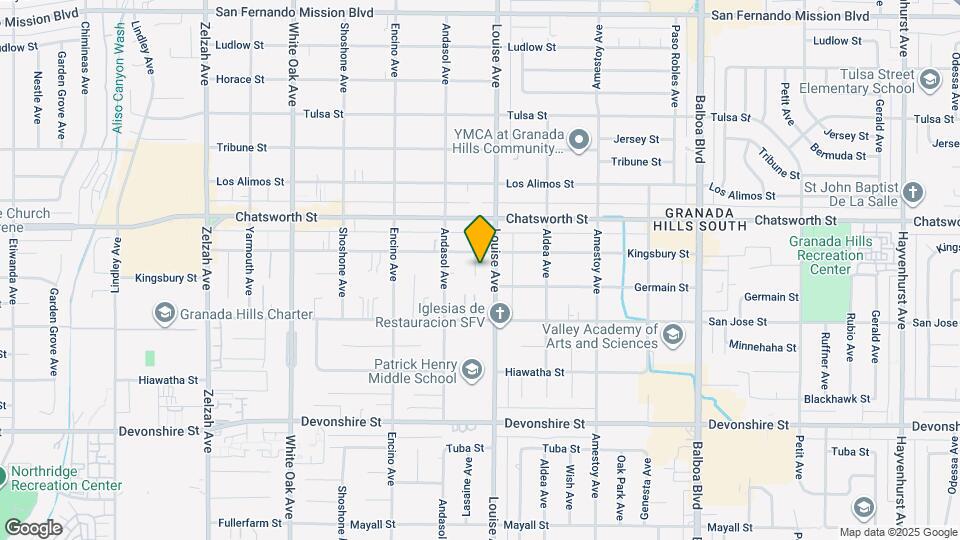17316 Kingsbury St Map and Location Details