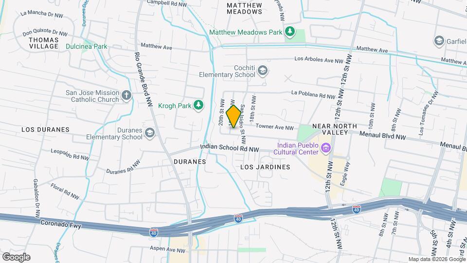 2600 19th St NW Map and Location Details