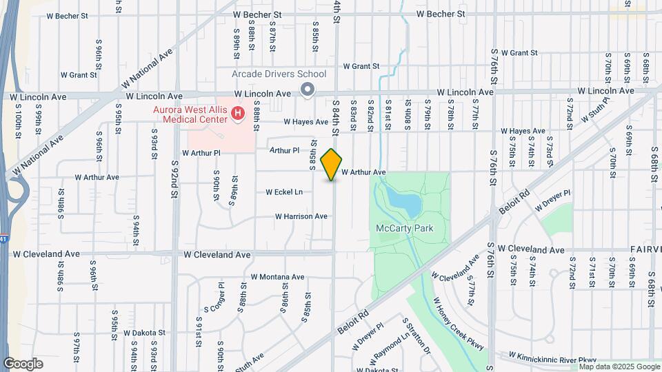 2531 S 84th St Map and Location Details