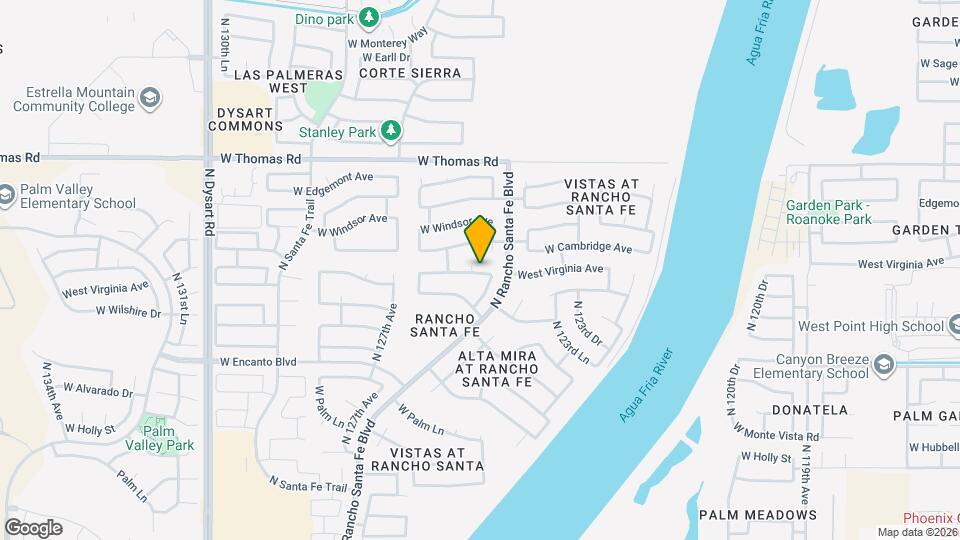 2449 N 125th Ln Map and Location Details