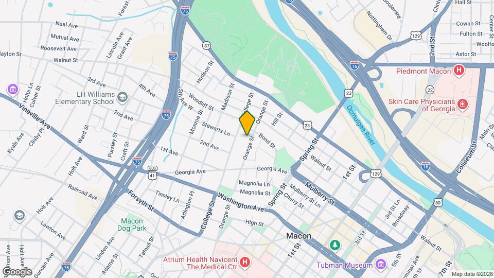 283 Orange St, Unit A Map and Location Details