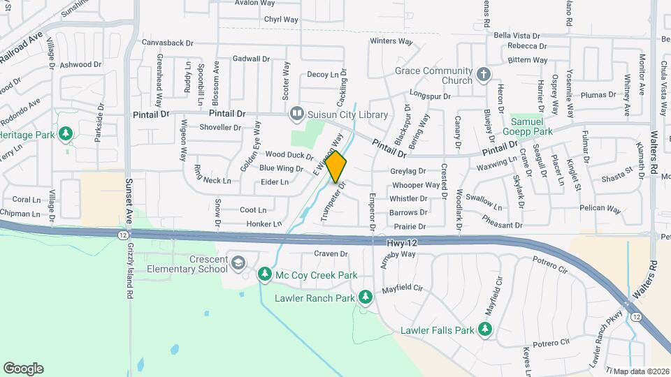 520 Trumpeter Dr Mapa y Detalles de la Ubicación