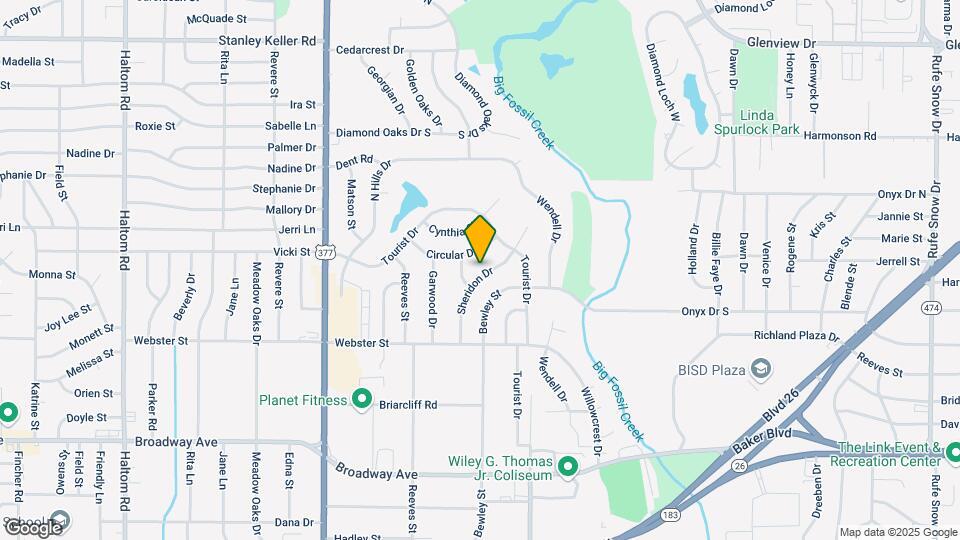 3609 Sheridon Dr Map and Location Details