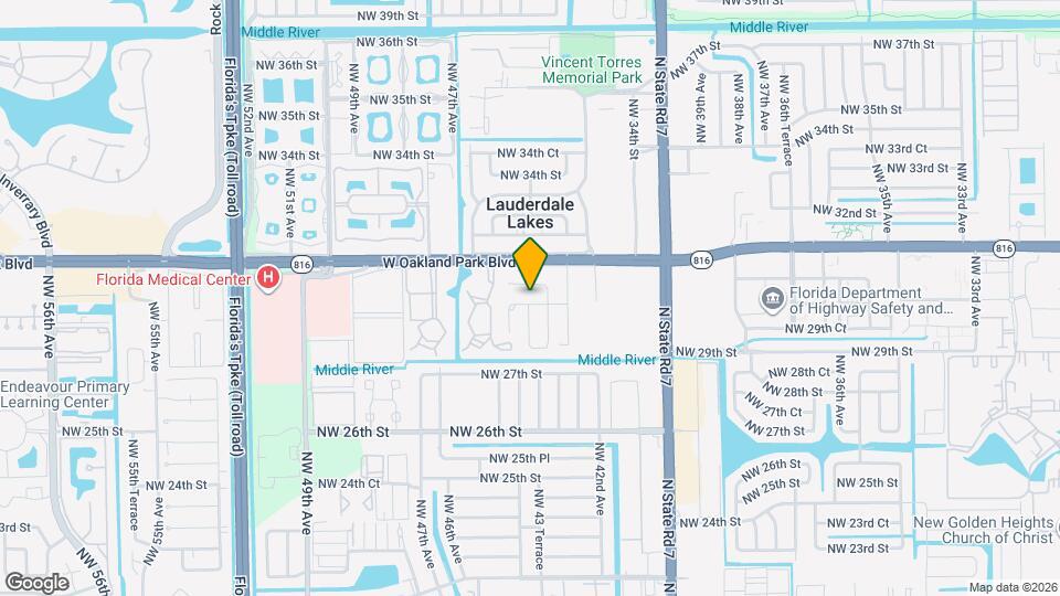 4421 NW 30th St Map and Location Details