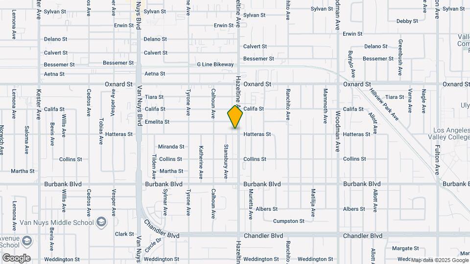 14109 Hatteras St Map and Location Details