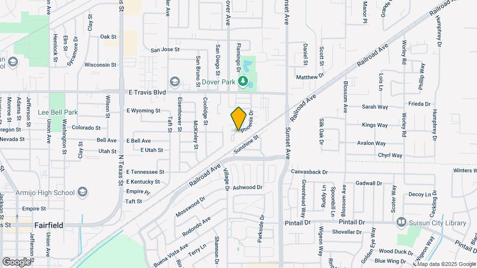 1427 Phoenix Dr Map and Location Details