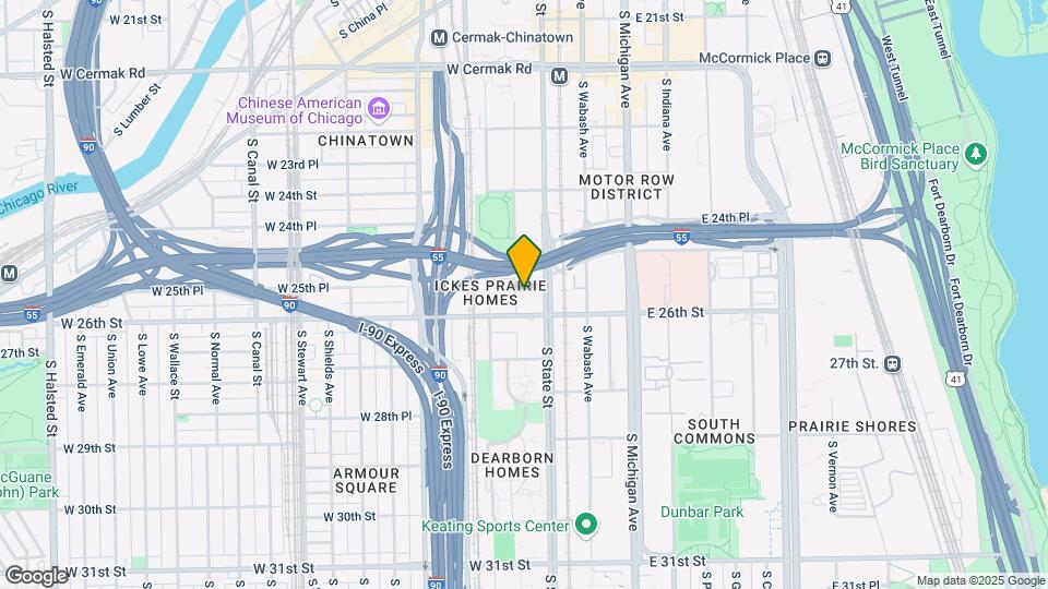 2545 S Dearborn St-Unit -309 Map and Location Details