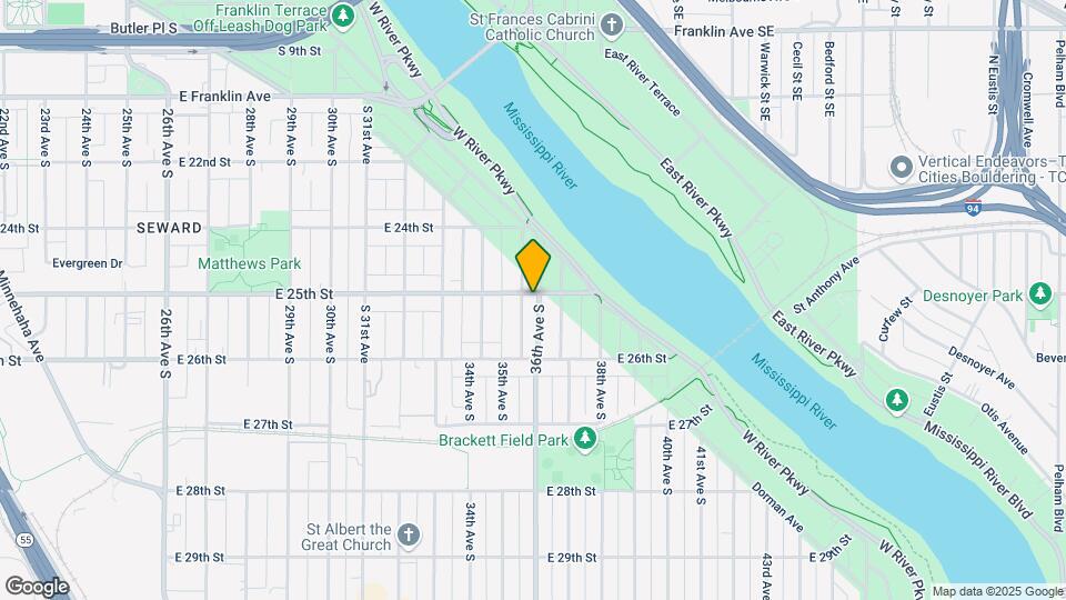 2500 36th Ave S Map and Location Details