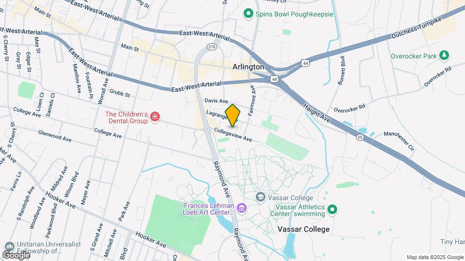 Vassar College Apartments Map and Location Details