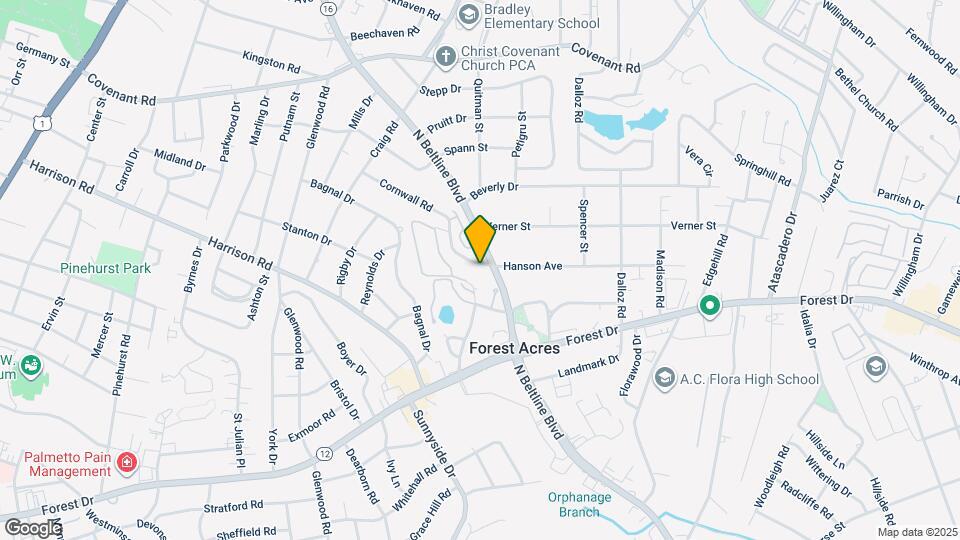 3468 Hanson Ave Map and Location Details