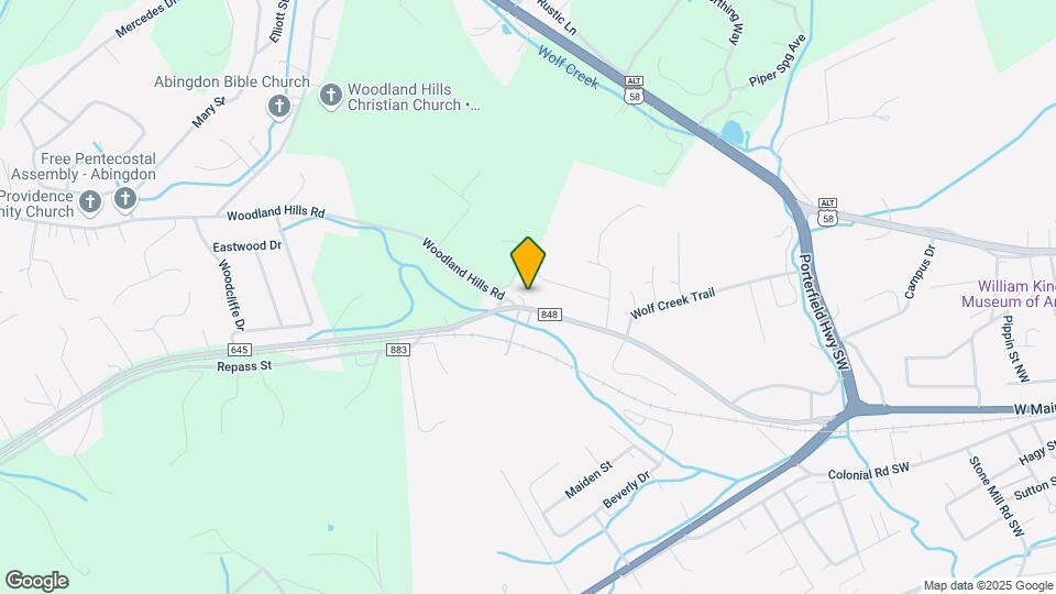 640 Wyndale Rd Map and Location Details