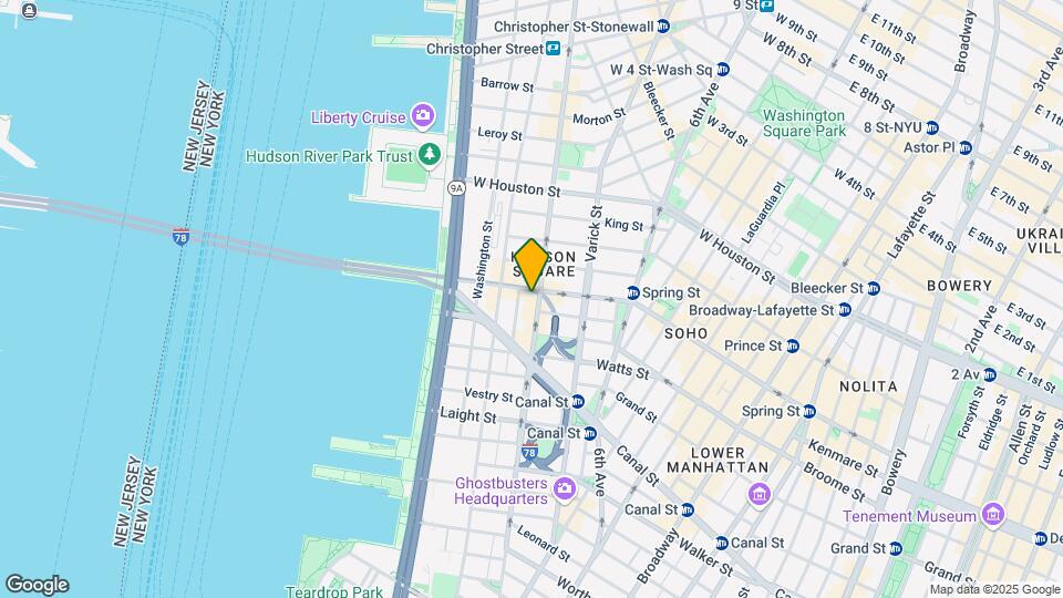287 Hudson St Map and Location Details