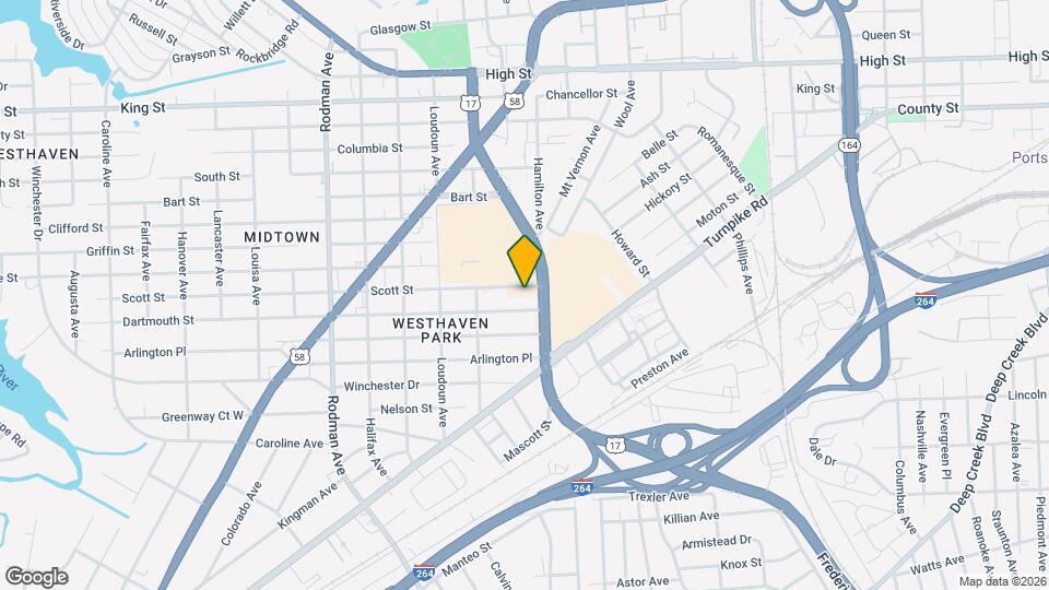 3107 Scott St Map and Location Details