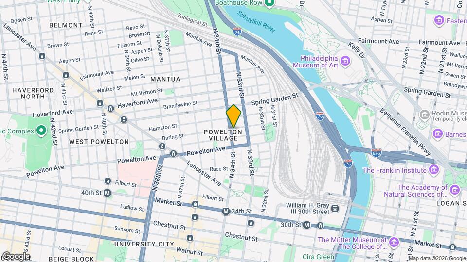 329 N 34th St Map and Location Details