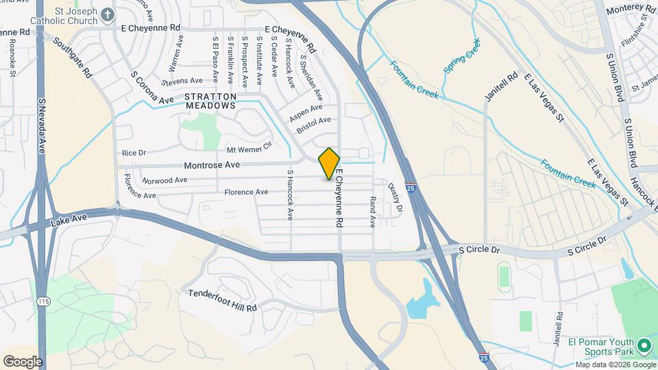 1222 Florence Ave Map and Location Details