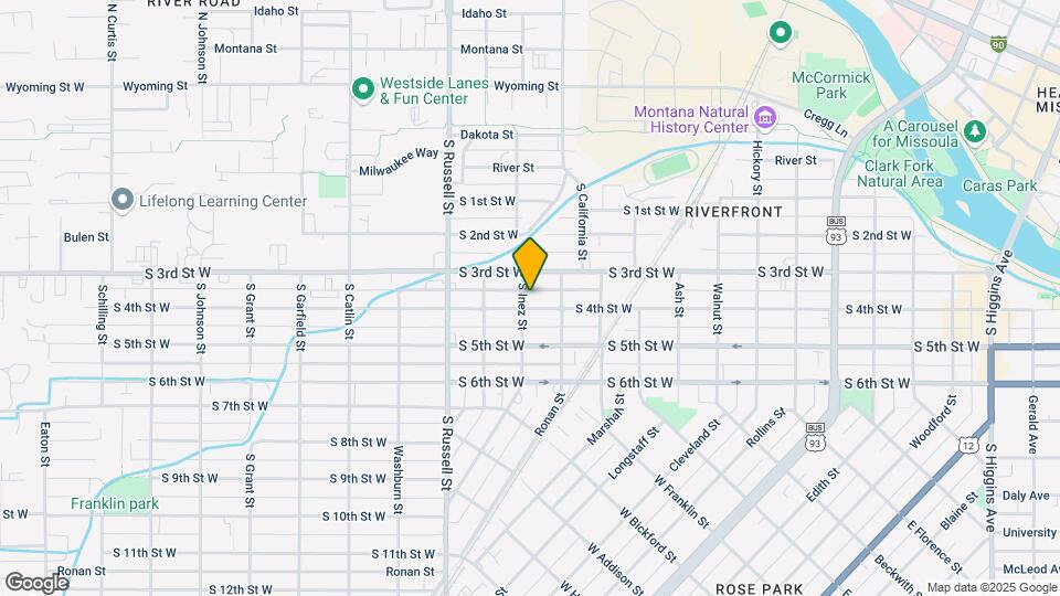 1242 S 4th St W Map and Location Details