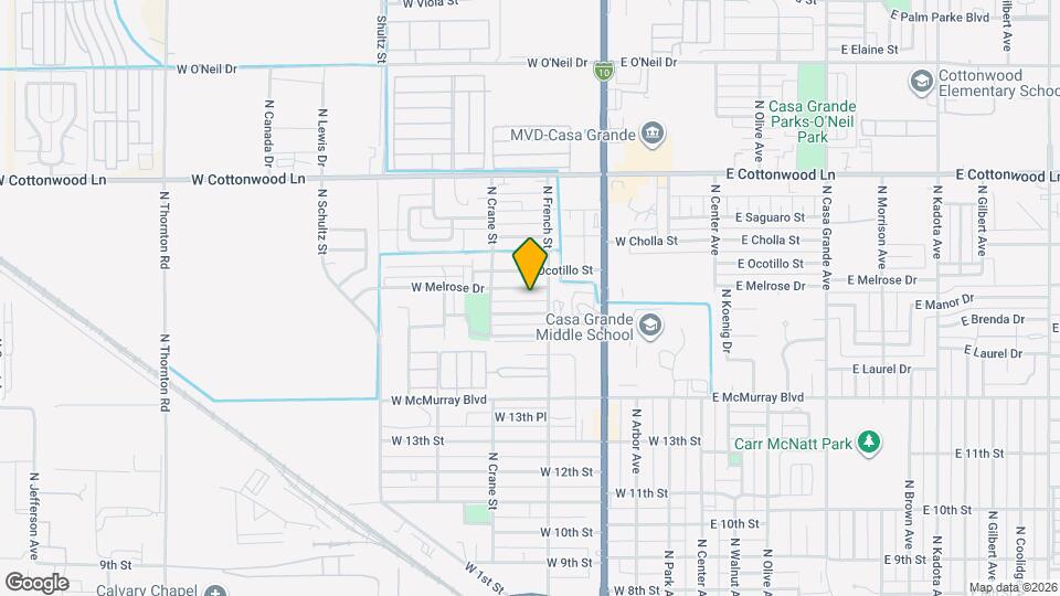 513 W Melrose Dr Map and Location Details