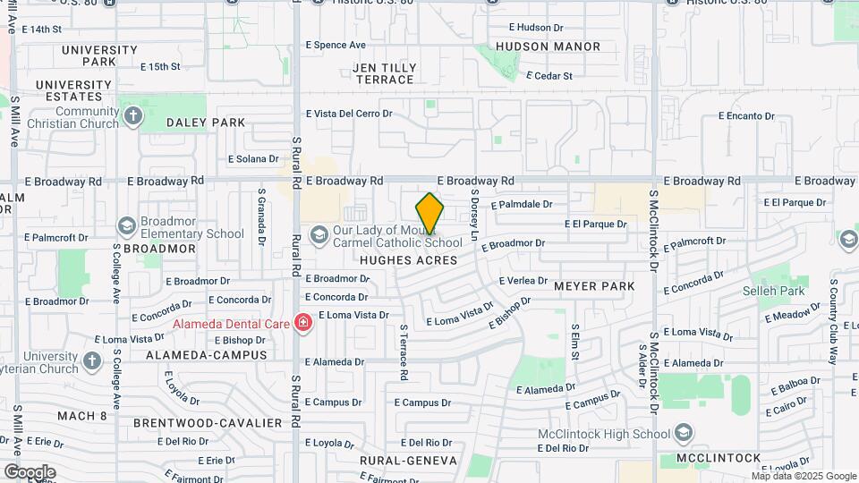 2115 S Stanley Pl Map and Location Details