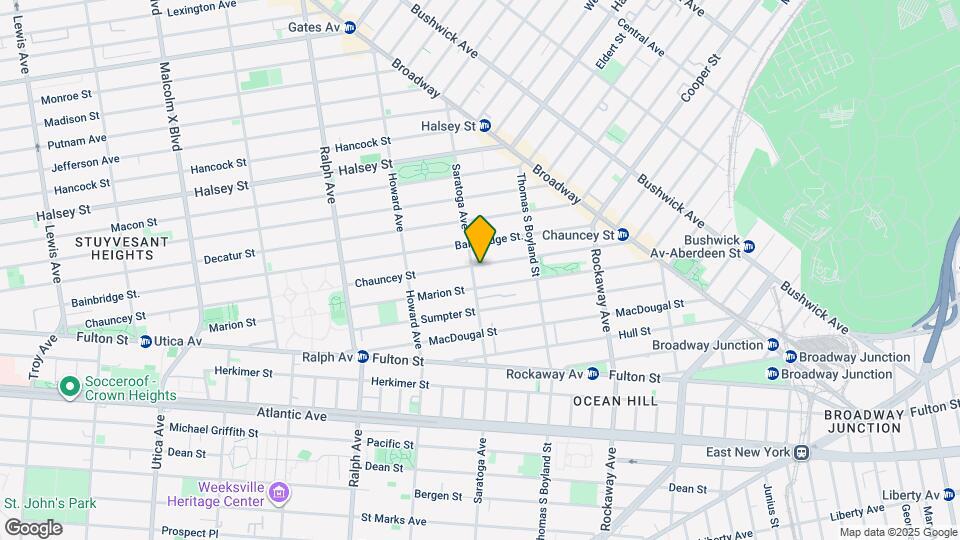 386 Chauncey St Mapa y Detalles de la Ubicación