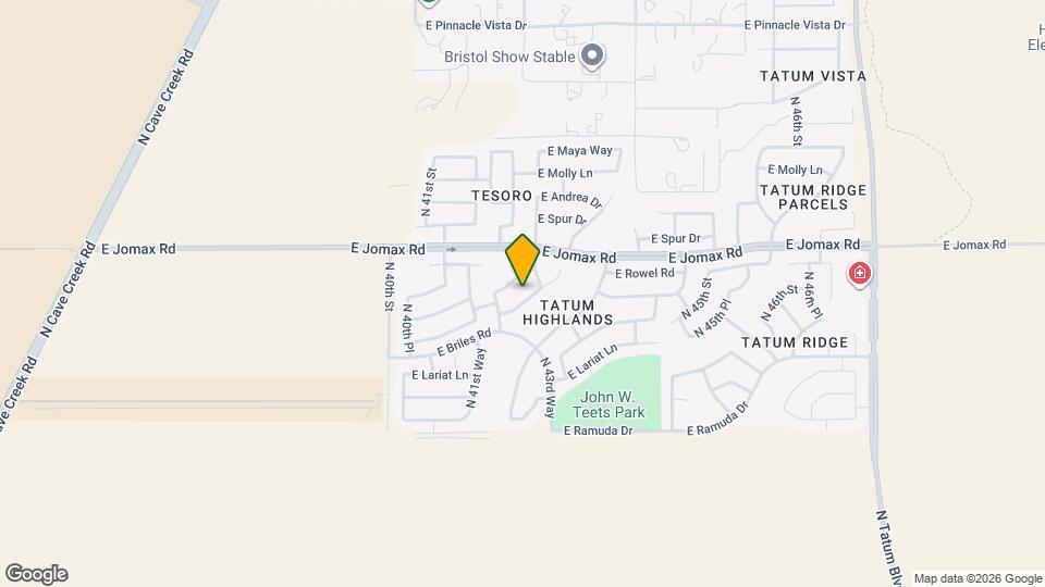 4228 E Tether Trail Map and Location Details