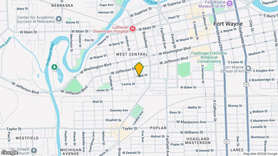 819 Wilt St Map and Location Details
