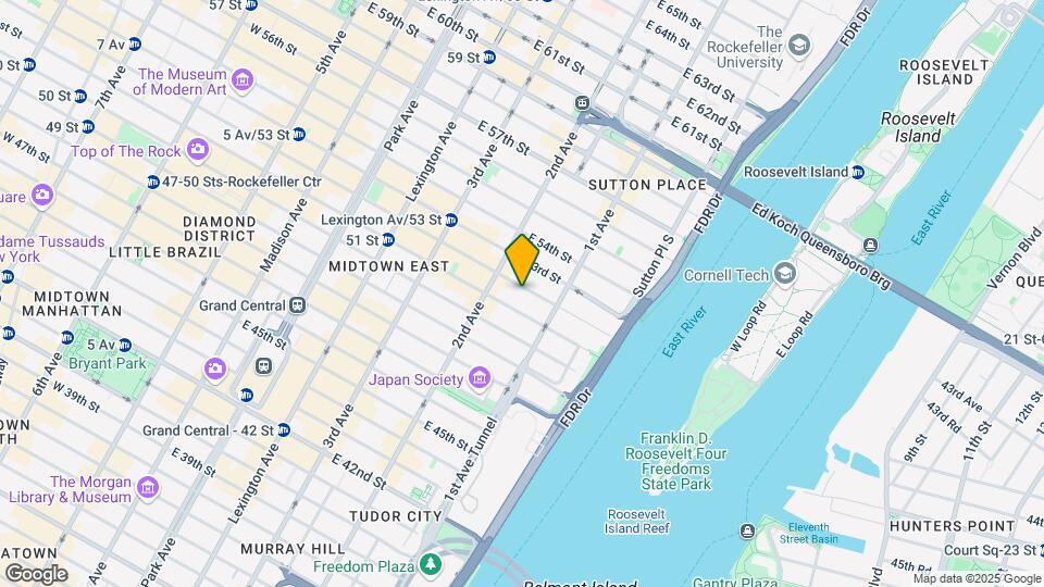 324 East 52nd Street Map and Location Details