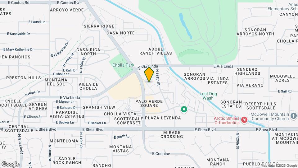 Cortland Scottsdale Mountain Mapa y Detalles de la Ubicación