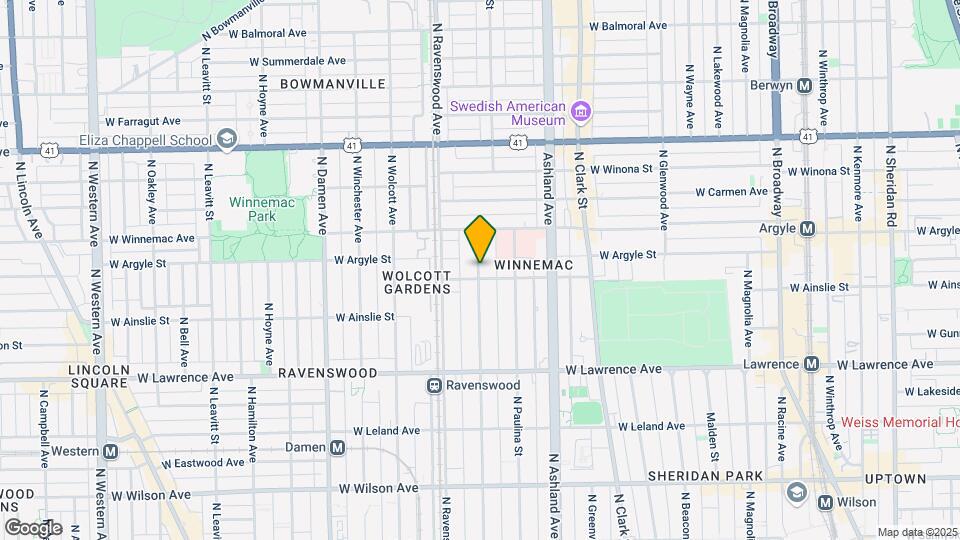 4923 N Hermitage Ave, Unit 1 Mapa y Detalles de la Ubicación