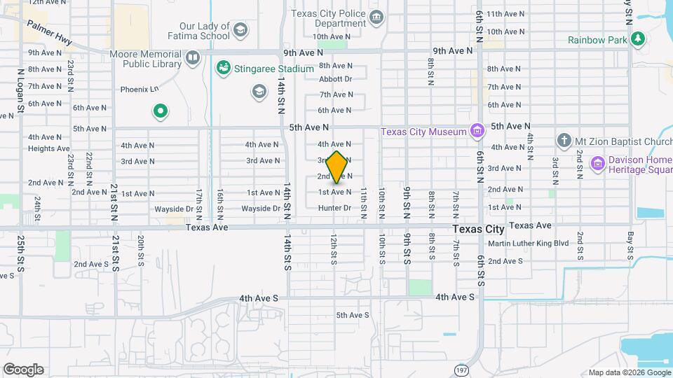 1138 1st Ave N Map and Location Details