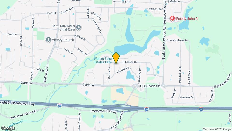 1412 N Frideriki Dr Map and Location Details