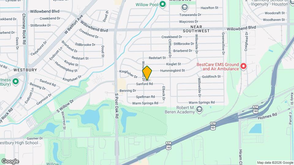 4750 Sanford Rd Map and Location Details