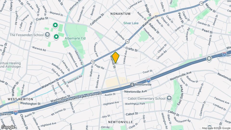 168 Walnut St Map and Location Details