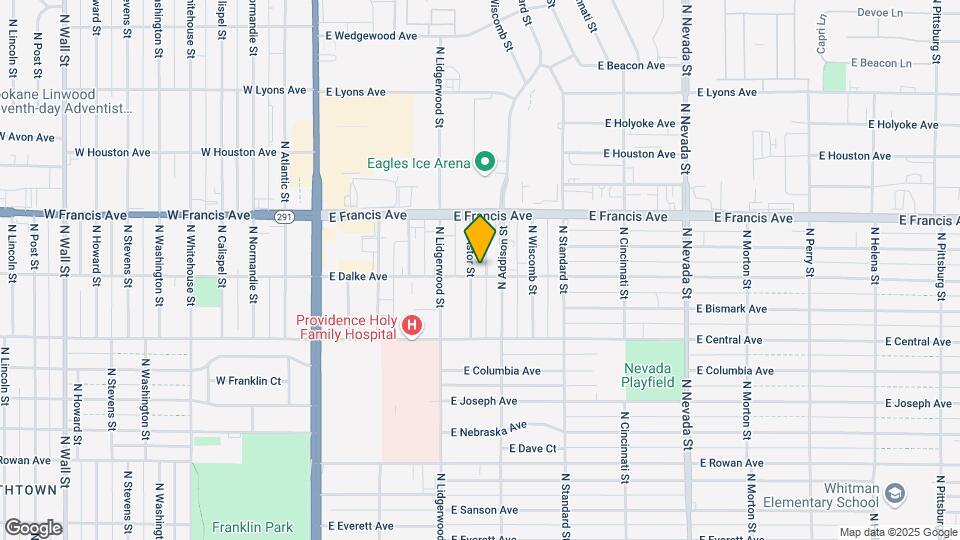 405 E Dalke Ave Map and Location Details