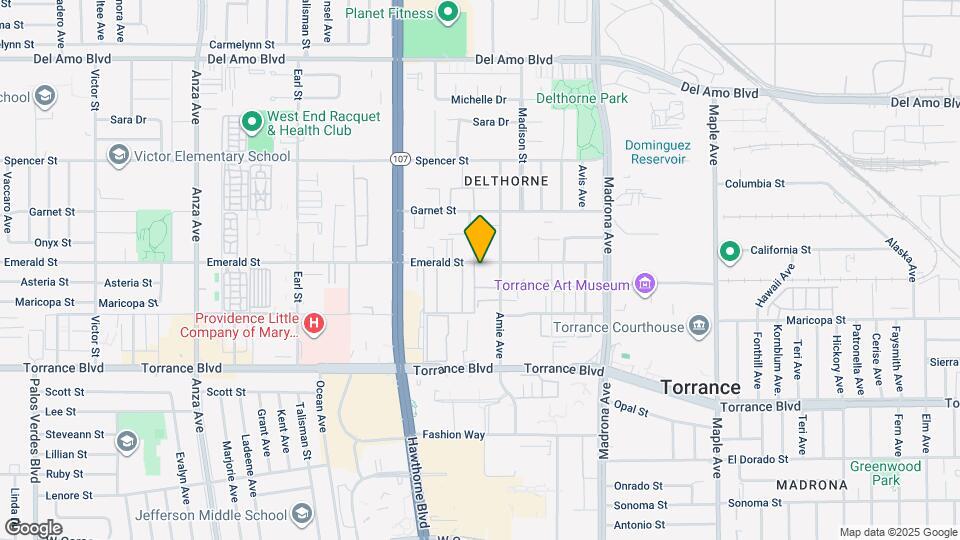 The Emerald Apartments Map and Location Details