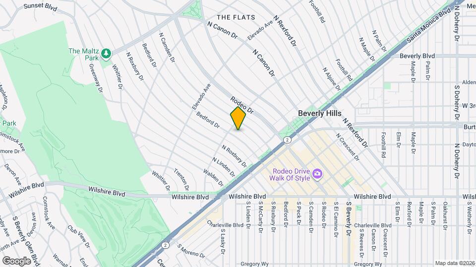 520 N Bedford Dr Map and Location Details