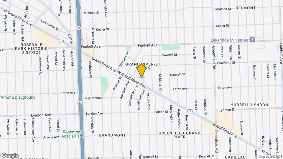 14731-14735 Woodmont Ave Map and Location Details
