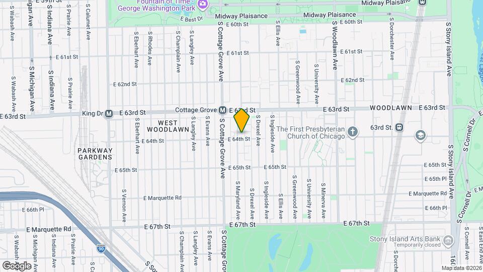 6355 S Maryland Ave, Unit Apt. #1 Mapa y Detalles de la Ubicación
