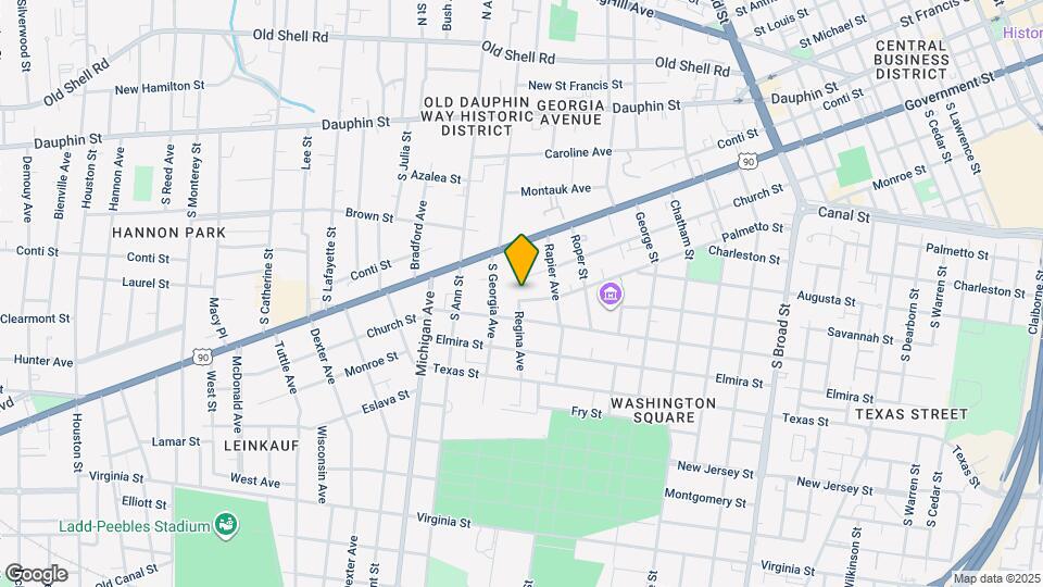 1214 Palmetto St Mapa y Detalles de la Ubicación