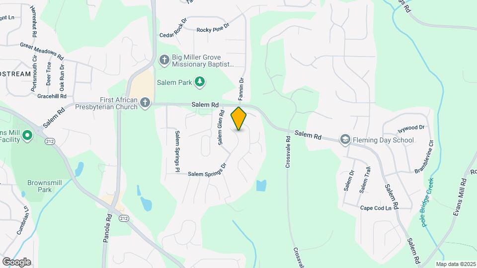 5437 Salem Springs Dr Map and Location Details